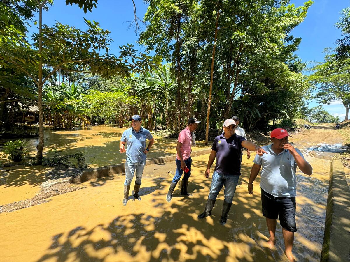 Inundaciones dejan 30 nuevas familias damnificadas en zona rural de Montería