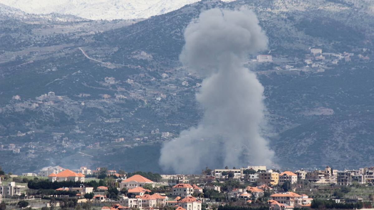 Israel bombardeó Líbano en respuesta a disparos de cohetes contra su territorio