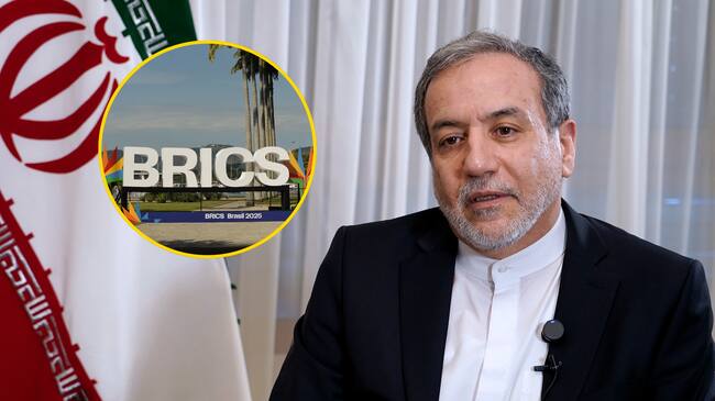 Ministro iraní de Exteriores, Abás Araqchí. Foto: EFE/ Jorge Jerónimo y Fabio Teixeira/Anadolu via Getty Images.