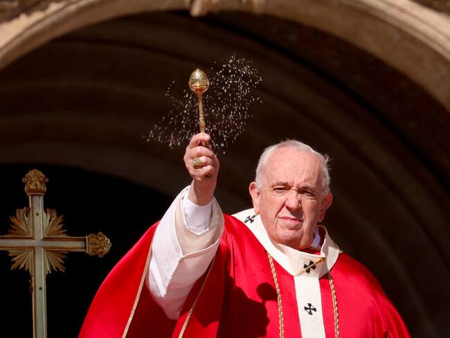 El papa Francisco pidió una "tregua de Pascua" en Ucrania para lograr la paz. Foto: Getty Images