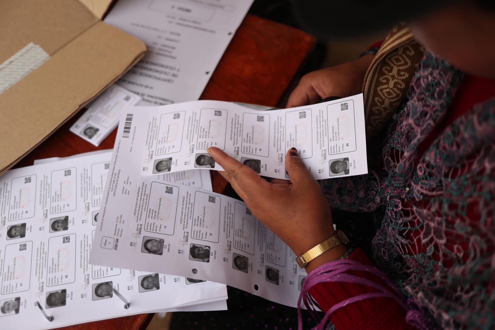 Elecciones Bolivia. EFE / Luis Gandarillas