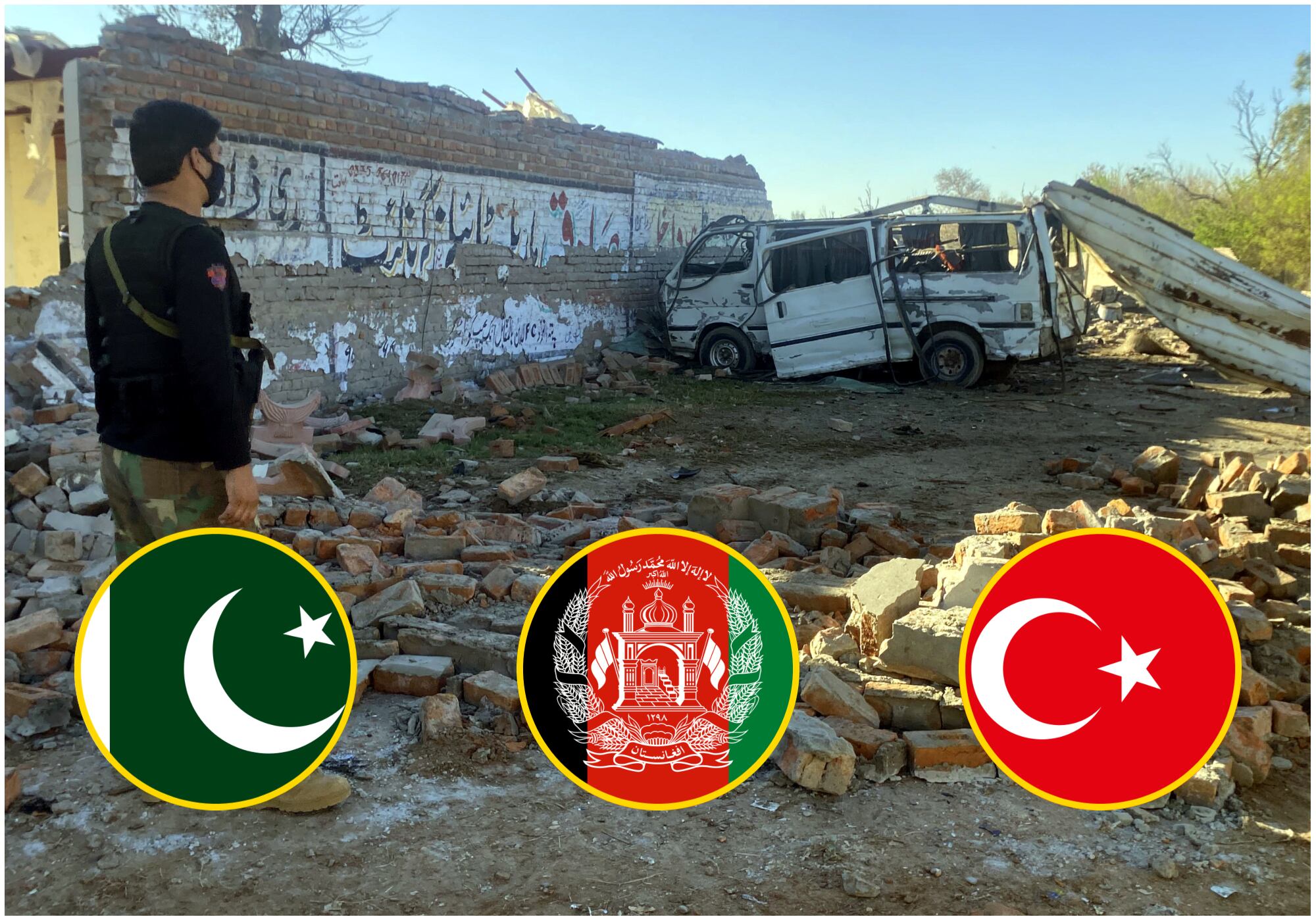 Pakistán y Afganistán vuelven a reanudar conversaciones en Turquía en un frágil alto el fuego. Foto: AFP.