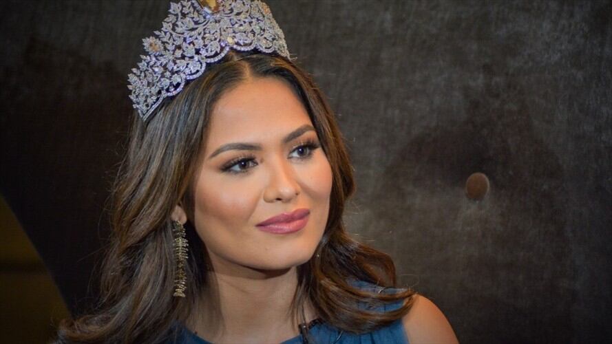 Andrea Meza, ganadora del concurso de belleza Miss Universo 2020. Foto: Getty Images/Medios y Media