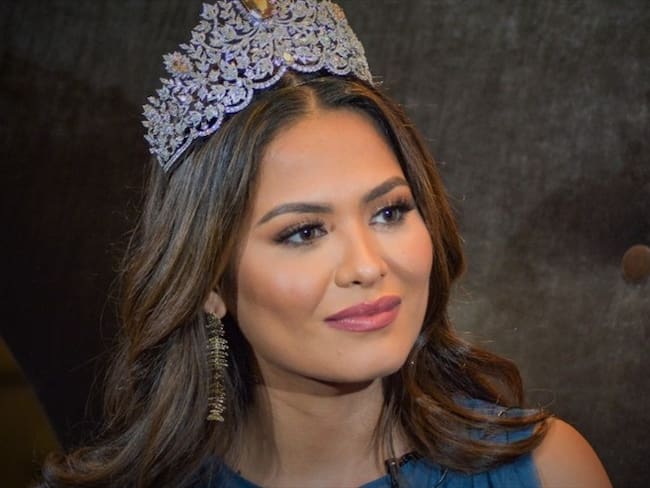 Andrea Meza, ganadora del concurso de belleza Miss Universo 2020. Foto: Getty Images/Medios y Media