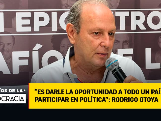 “Es darle la oportunidad a todo un país de participar en política”: Rodrigo Otoya