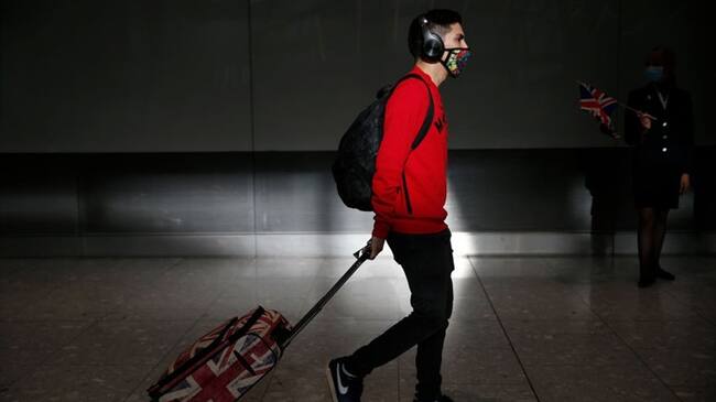 Aeropuerto de Londres . Foto: Hollie Adams - Getty