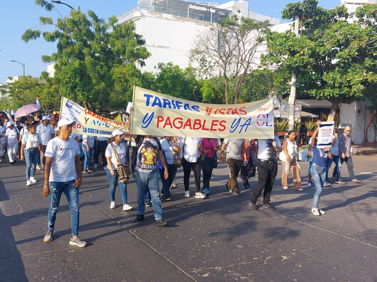 Santa Marta dice no a las altas tarifas de energía eléctrica