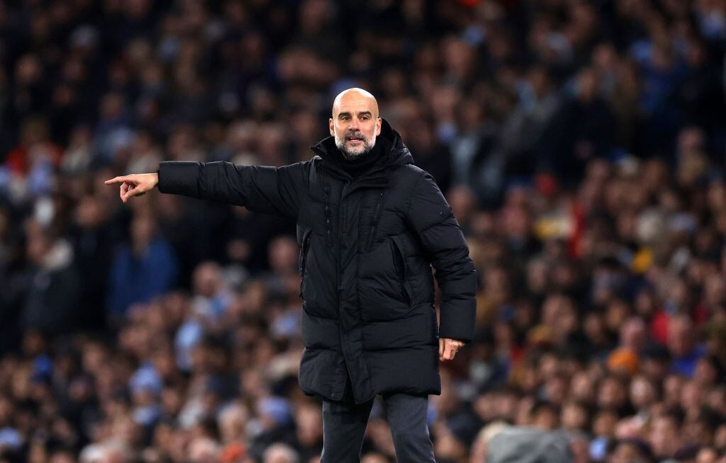 Pep Guardiola, director técnico del Manchester City. Foto: Catherine Ivill/Getty Images