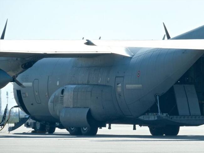 &quot;Ya llegaron los dos Hércules C-130&quot;, señalaron fuentes de la Cancillería argentina.. Foto: Getty Images