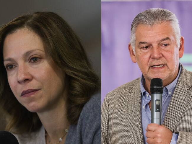 María Claudia Lacouture, presidenta de AmCham Colombia, y Jaime Alberto Cabal, presidente de Fenalco, fotos: Colprensa.