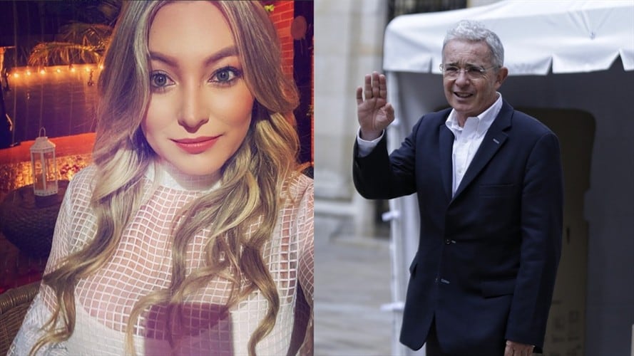 Álvaro Uribe y Catalina Suárez. Foto: Colprensa / Instagram @catalinasuarezb