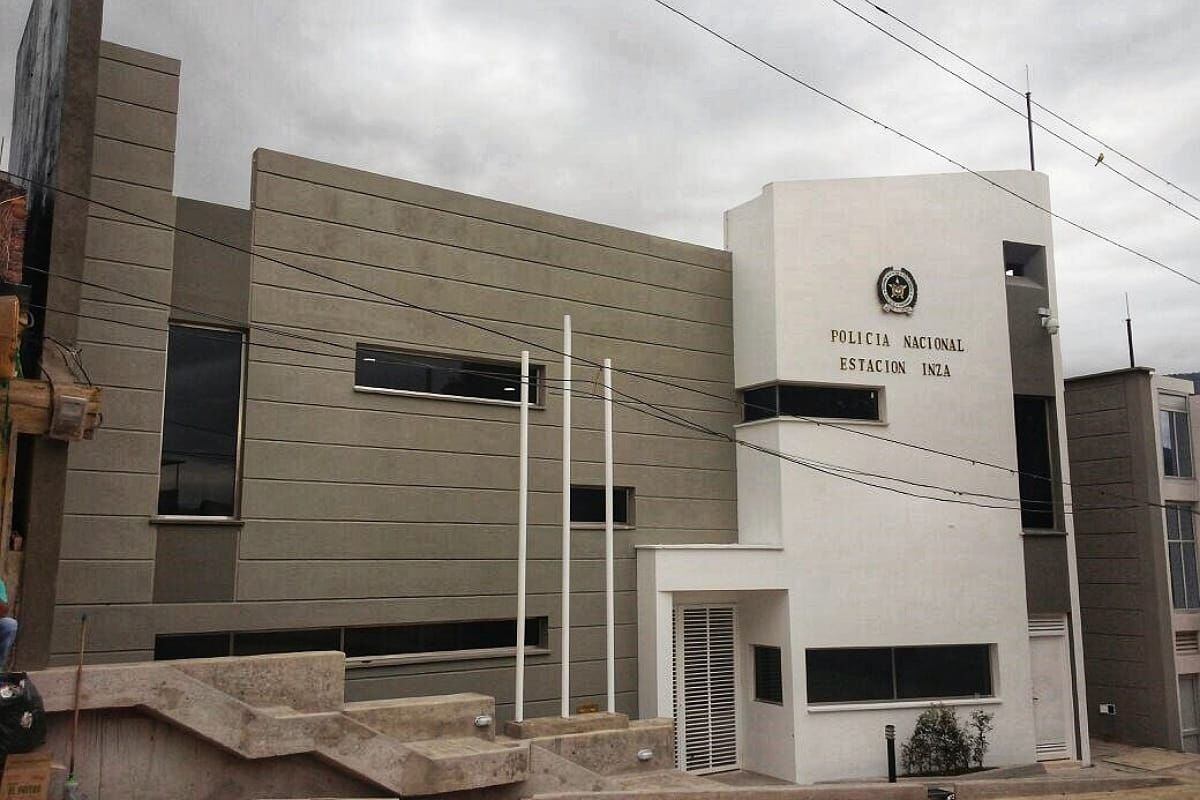 Estación de Policía de Inzá, Cauca. Crédito: Policía Nacional.