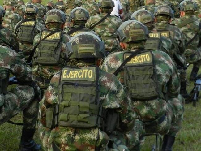 Clan del Golfo en Tierralta, Córdoba. Foto: referencia Ejército.