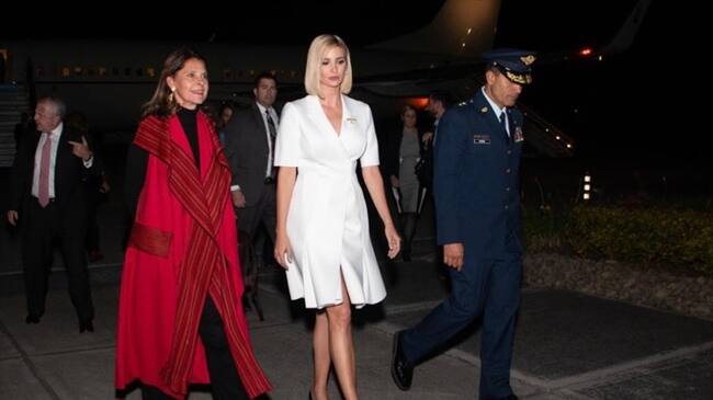 Ivanka Trump llegó a Bogotá para cumplir una agenda enfocada en el empoderamiento económico de las mujeres colombianas. Foto: Vicepresidencia de la República
