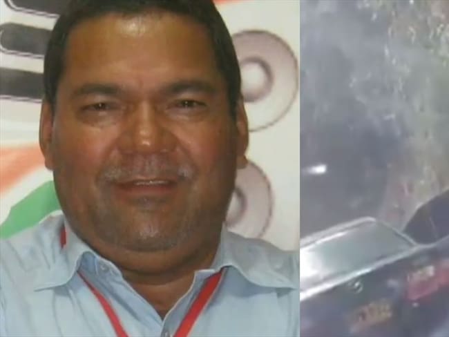 El locutor y director de la emisora comunitaria Cafetal Estéreo, Edgardo José Carreño, presuntamente agredió a una mujer. Foto: Captura de video