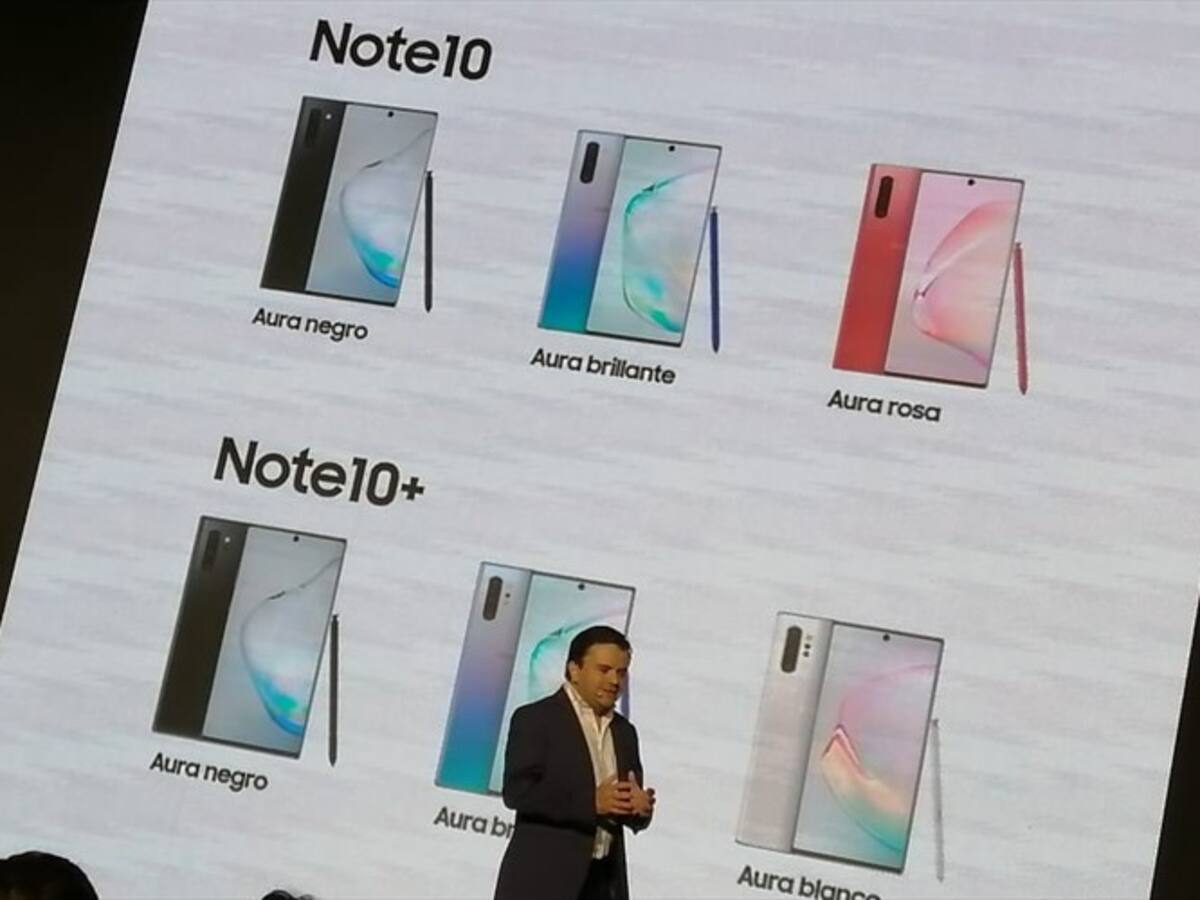 Llega a Colombia el Samsung Galaxy Note 10