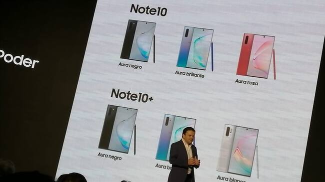 Llega a Colombia el Samsung Galaxy Note 10. Foto: Cortesía