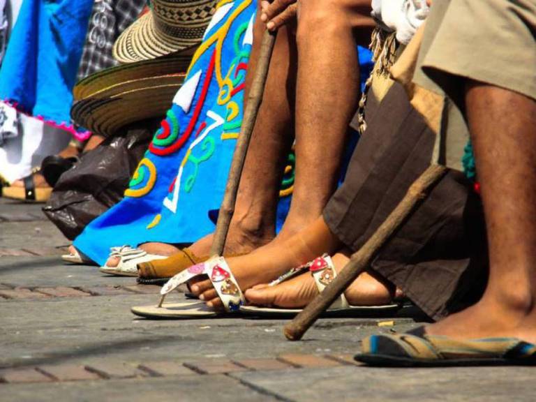 Indígenas colombianos imagen de referencia. Foto: Colprensa