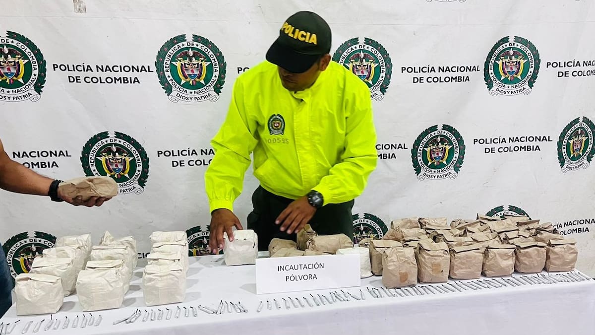 Incautan más de 30 kilos de pólvora en Córdoba