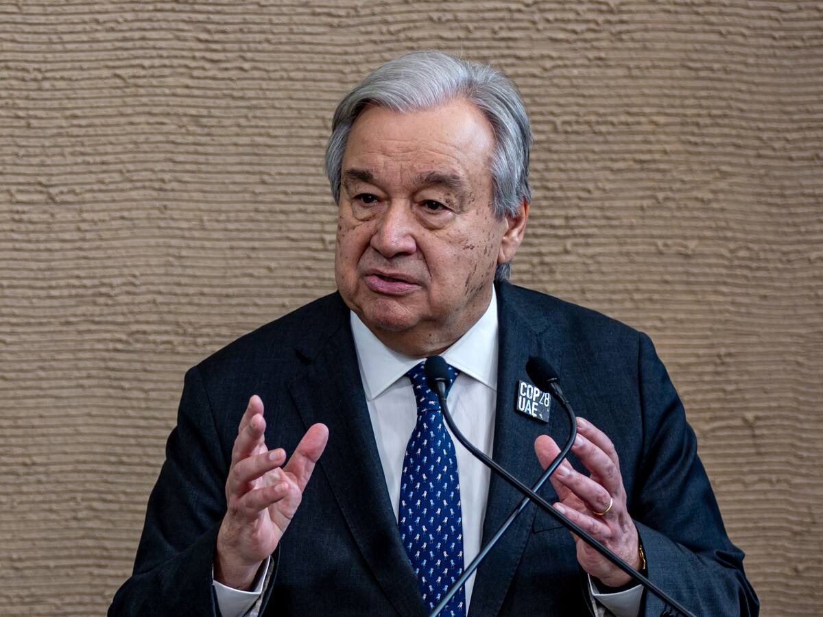 Guterres advirtió que asaltar Rafah sería “una desgracia política y pesadilla humanitaria”
