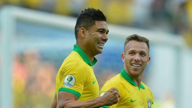 Brasil vence de forma contundente a Perú. Foto: @CopaAmérica