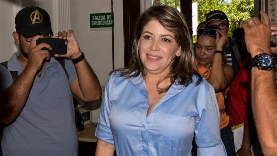 Virna Johnson, hoy candidata a la alcaldía de Santa Marta.. Foto: Fuerza Ciudadana