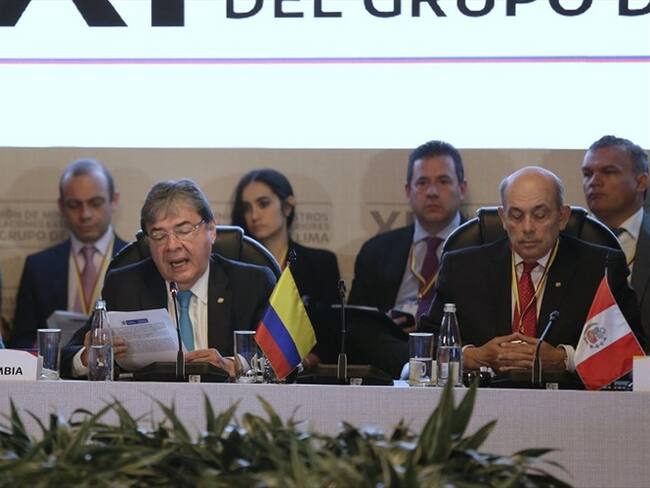 Carlos Holmes Trujillo, canciller de Colombia. Foto: Colprensa