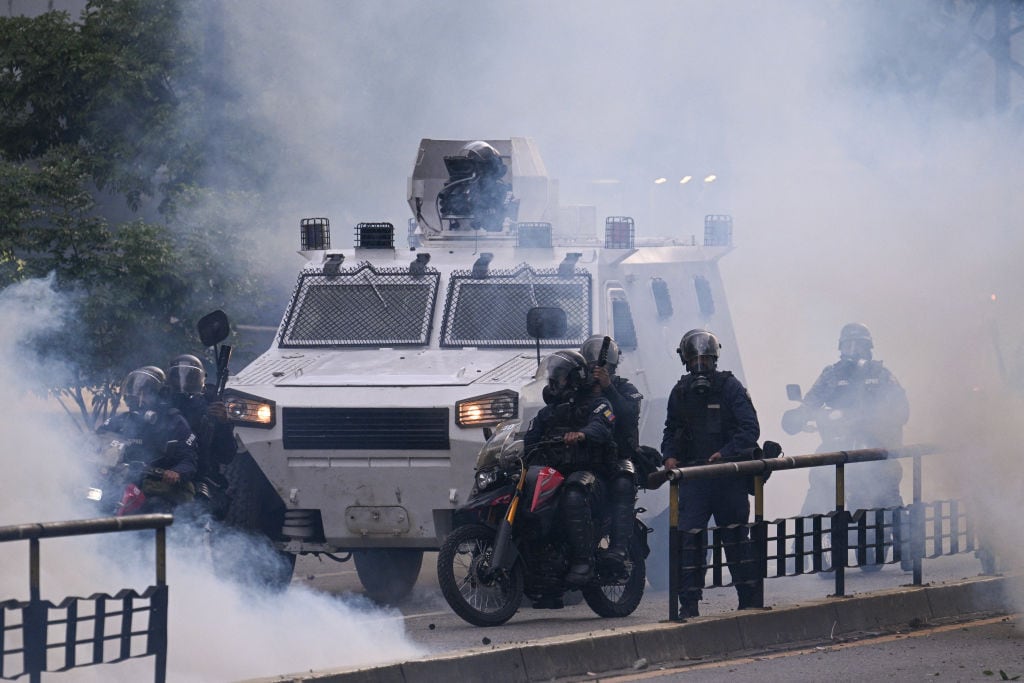 Protestas en Caracas, Venezuela. I Foto: FEDERICO PARRA/AFP via Getty Images.