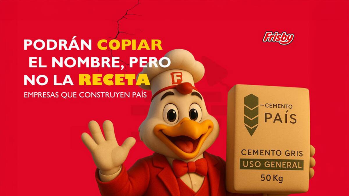 Cemento País respalda a Frisby en la defensa de su identidad de marca