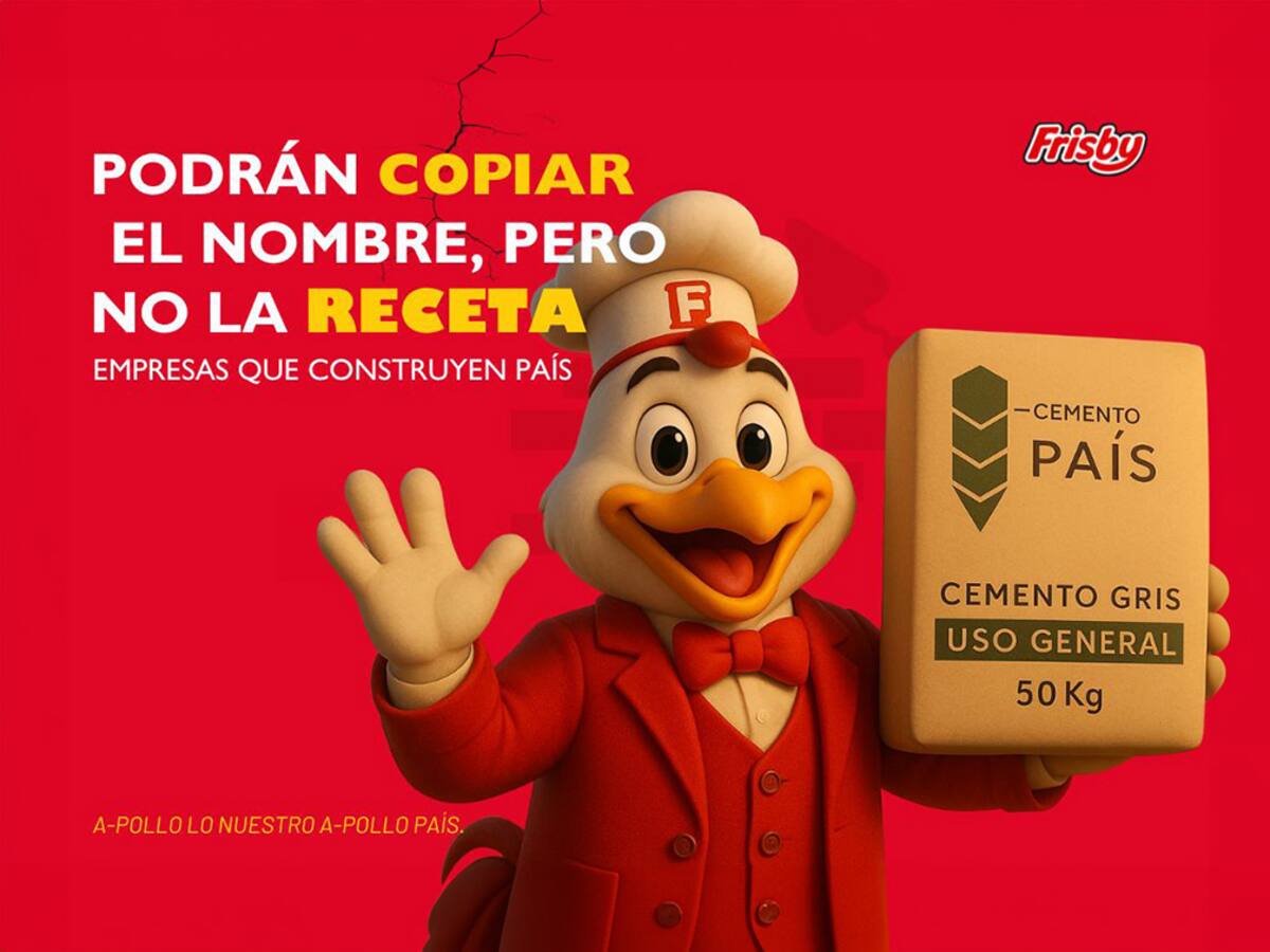 Cemento País respalda a Frisby en la defensa de su identidad de marca