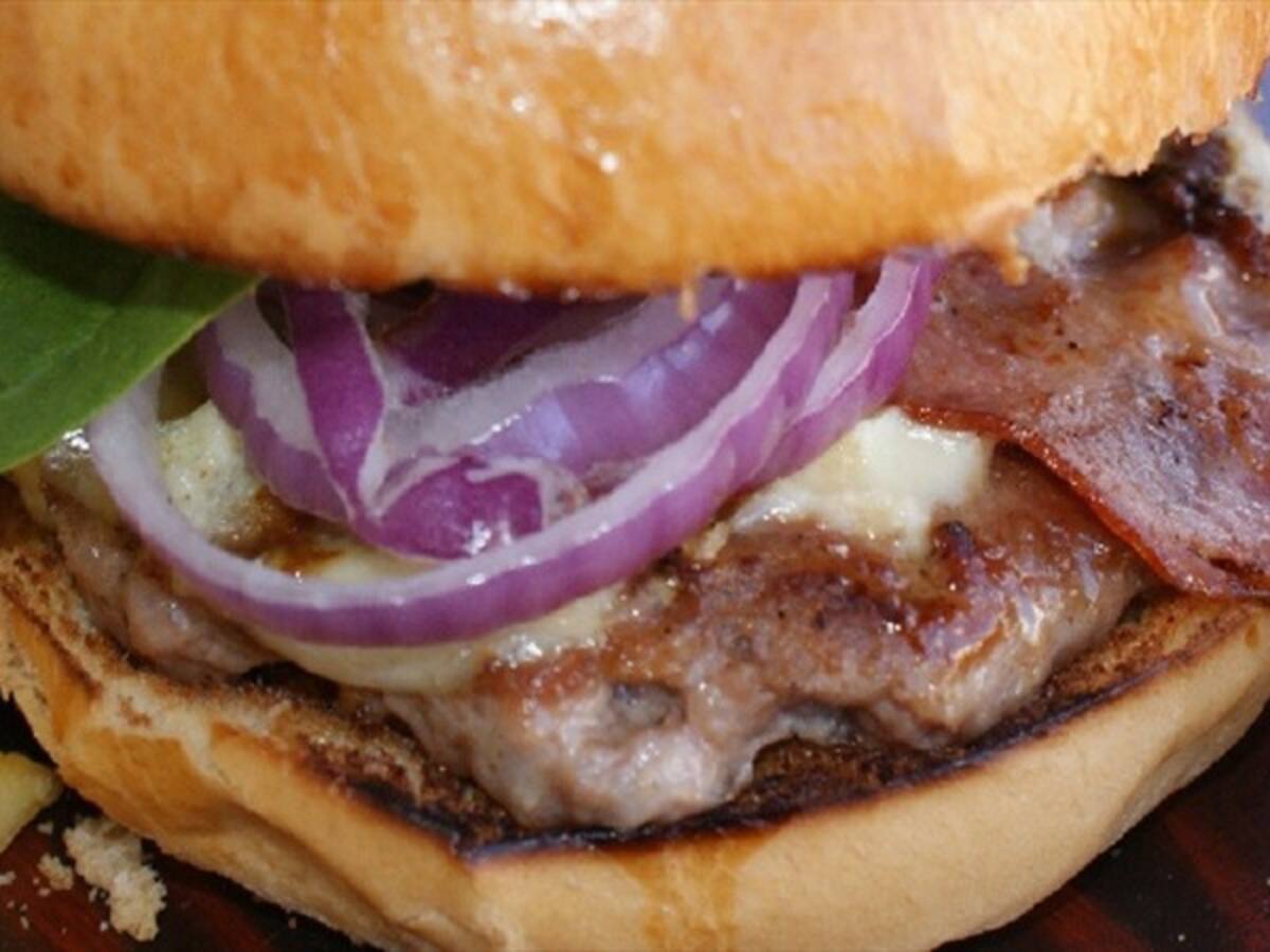 Solo cerdo en la Pork Burger