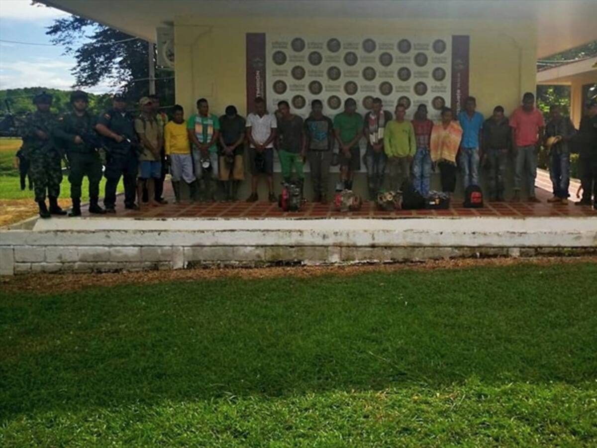 Autoridades incautan maquinaria para minería ilegal del Clan del Golfo