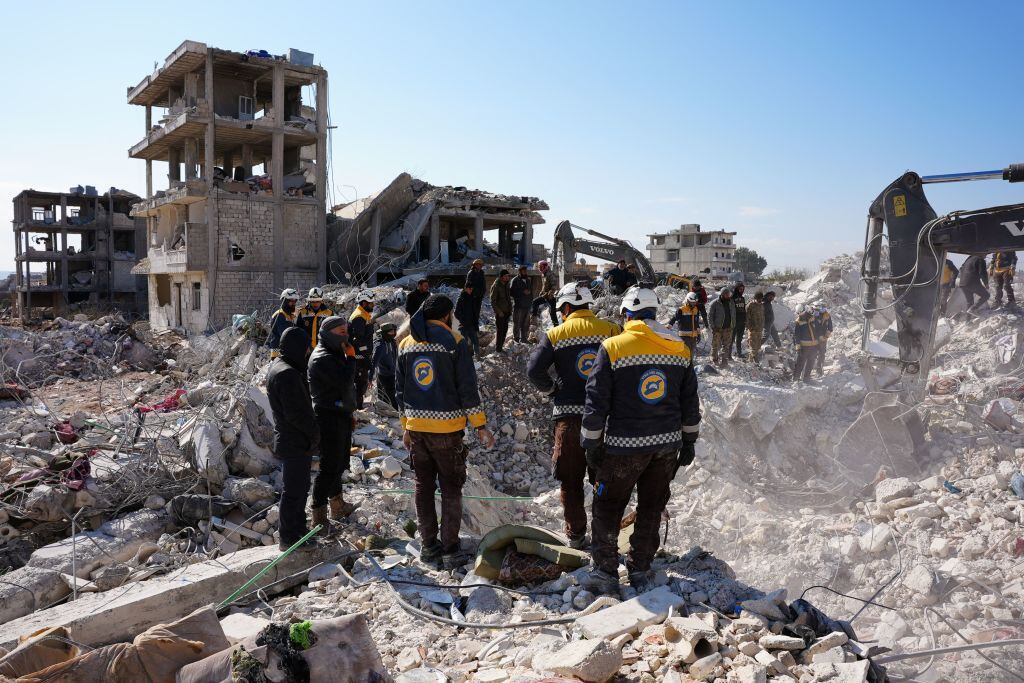 Terremoto en Turquía 2023. Foto: RAMI AL SAYED/AFP via Getty Images.