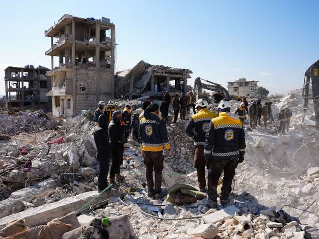 Terremoto en Turquía 2023. Foto: RAMI AL SAYED/AFP via Getty Images.
