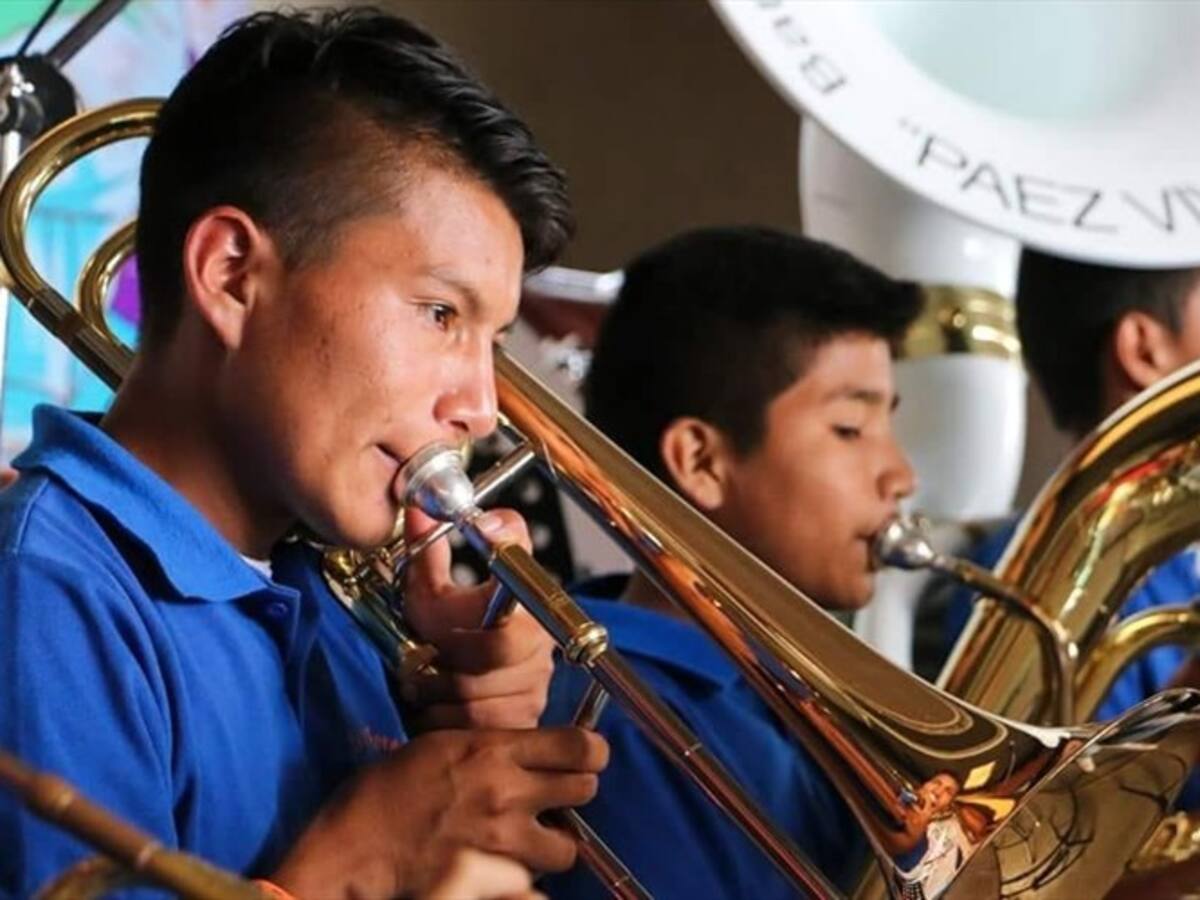 Con bambucos, pasillos y cumbias, niños del Cauca le aportan a la paz