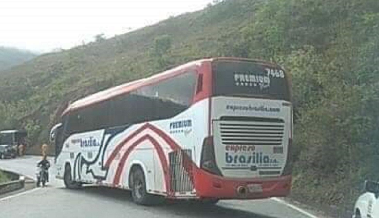 Incomunicada la vía Cúcuta- Ocaña. Foto: Cortesía 