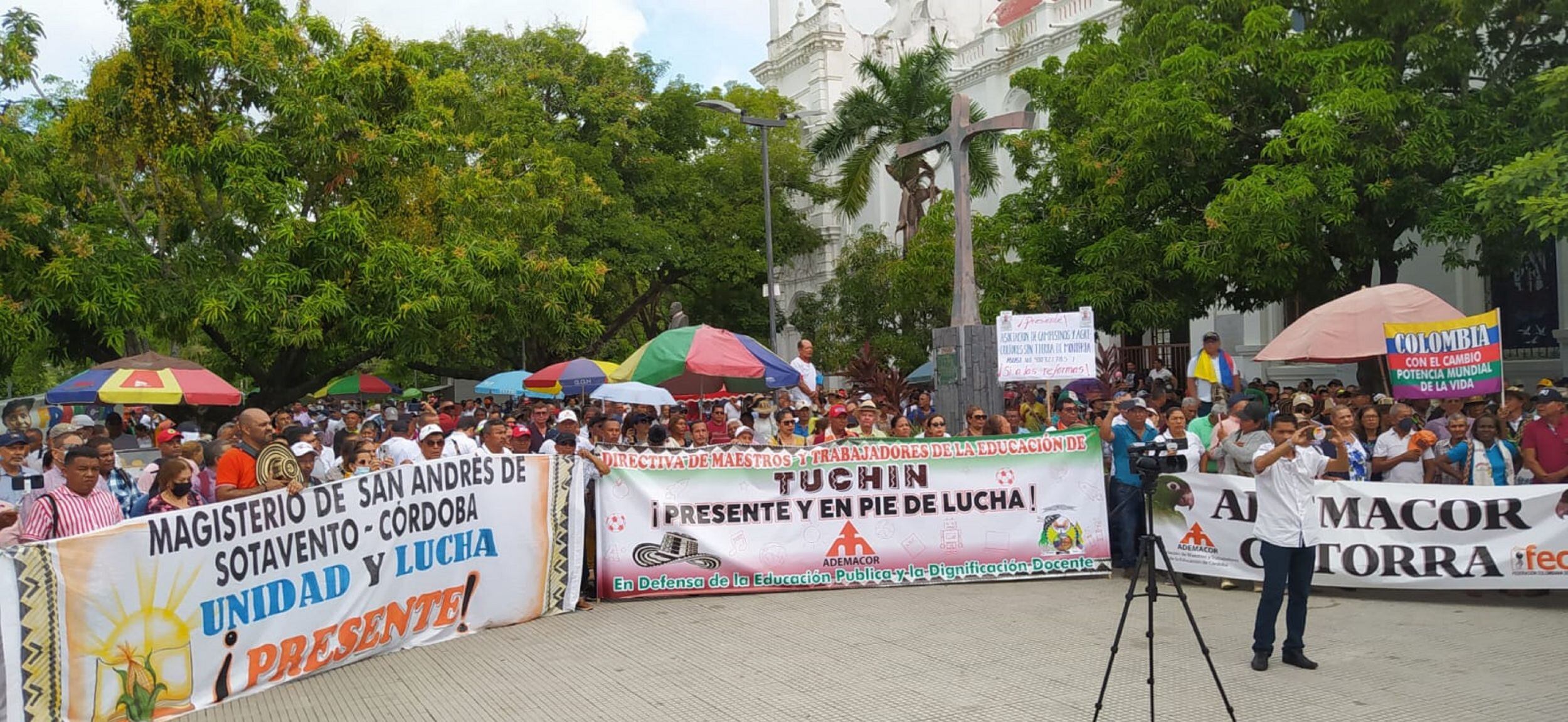 Magisterio de Córdoba se unirá a jornada de protesta. Foto: Wilson Alvarado (referencia).