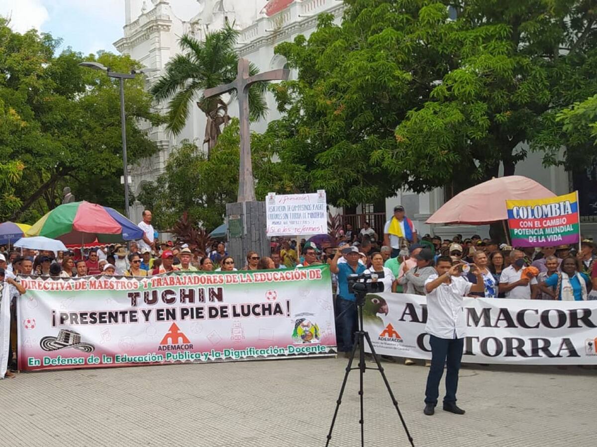 “No podemos permitir los bonos escolares”: presidente de Fecode desde Montería