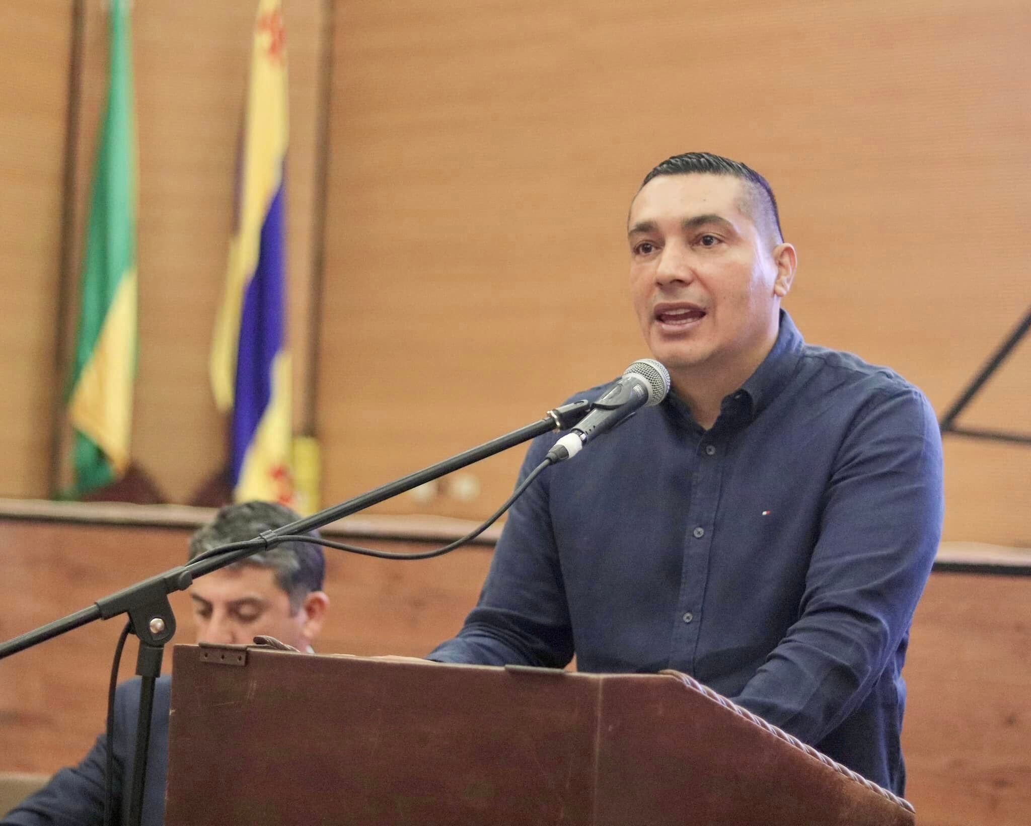 Jorge Octavio Guzmán, gobernador del Cauca. Crédito: gobernación del Cauca.