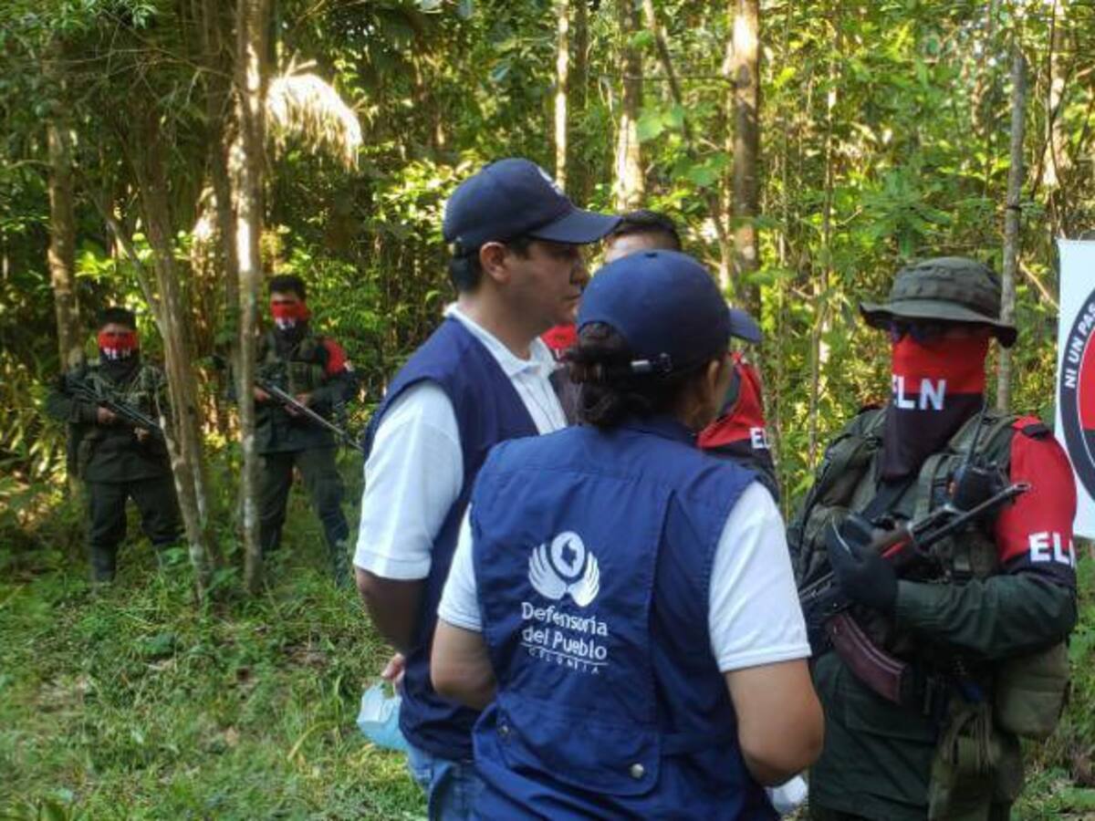ELN deja en libertad a dos menores en el departamento de Arauca