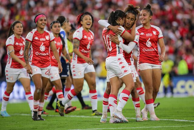 Independiente Santa Fe femenino. Foto: (Colprensa - Mariano Vimos)