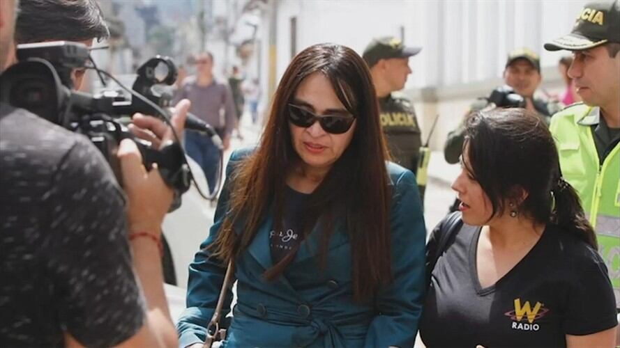 Alejandra Ojeda, hermana de Ilse Ojeda, mujer chilena asesinada en Bucaramanga. Foto: La WCon Vicky Dávila