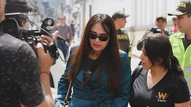 Alejandra Ojeda, hermana de Ilse Ojeda, mujer chilena asesinada en Bucaramanga. Foto: La WCon Vicky Dávila