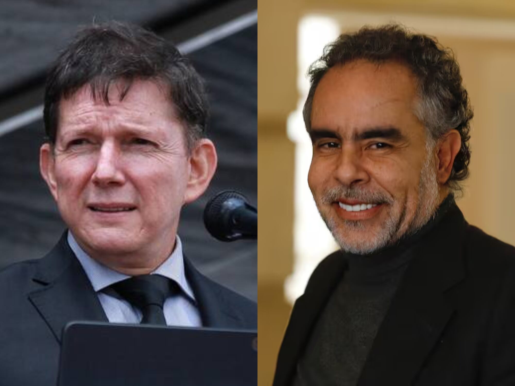 Wilson Ruiz y Armando Benedetti