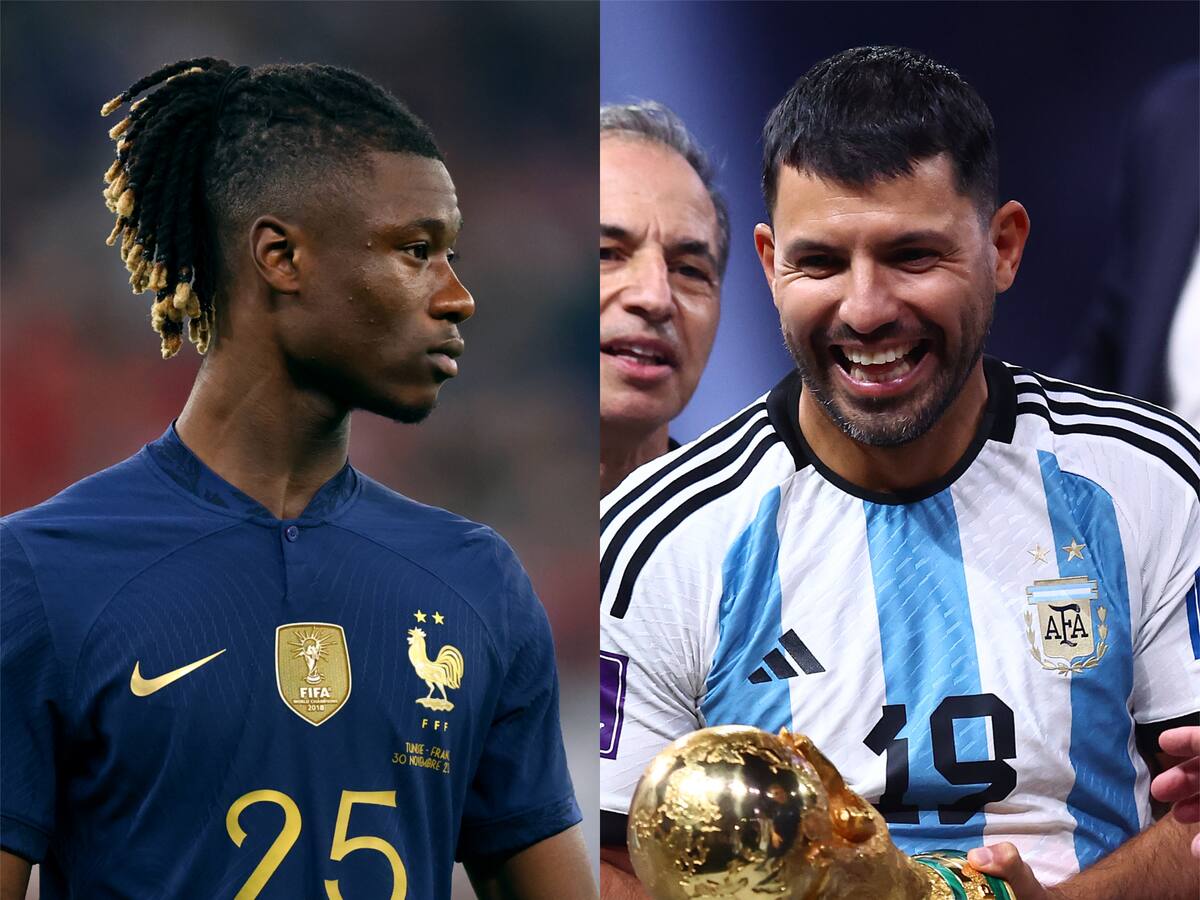 Polémica celebración del Kun Agüero: “para Camavinga cara de pinga”