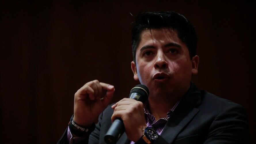 Ariel Ávila anunció que será candidato al Senado de la República por la Alianza Verde.. Foto: Colprensa - Mauricio Alvarado