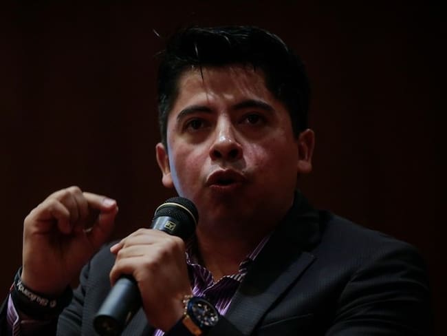 Ariel Ávila anunció que será candidato al Senado de la República por la Alianza Verde.. Foto: Colprensa - Mauricio Alvarado