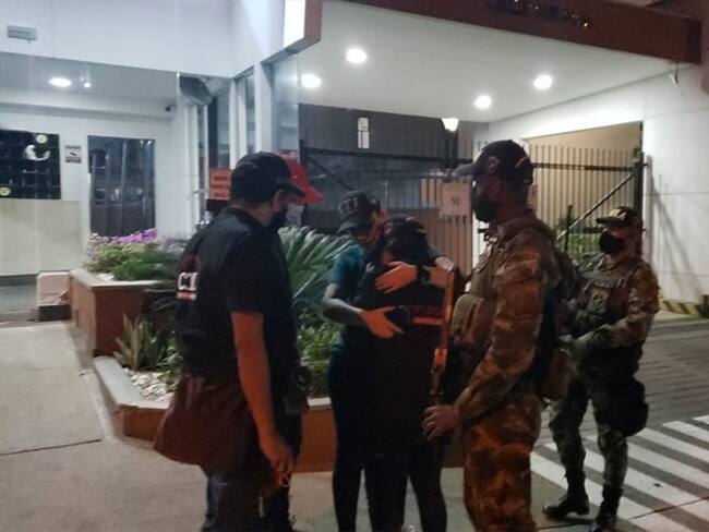 Natalia, quien se encuentra en buenas condiciones de salud, se reencontró con sus familiares. Foto: Cortesía