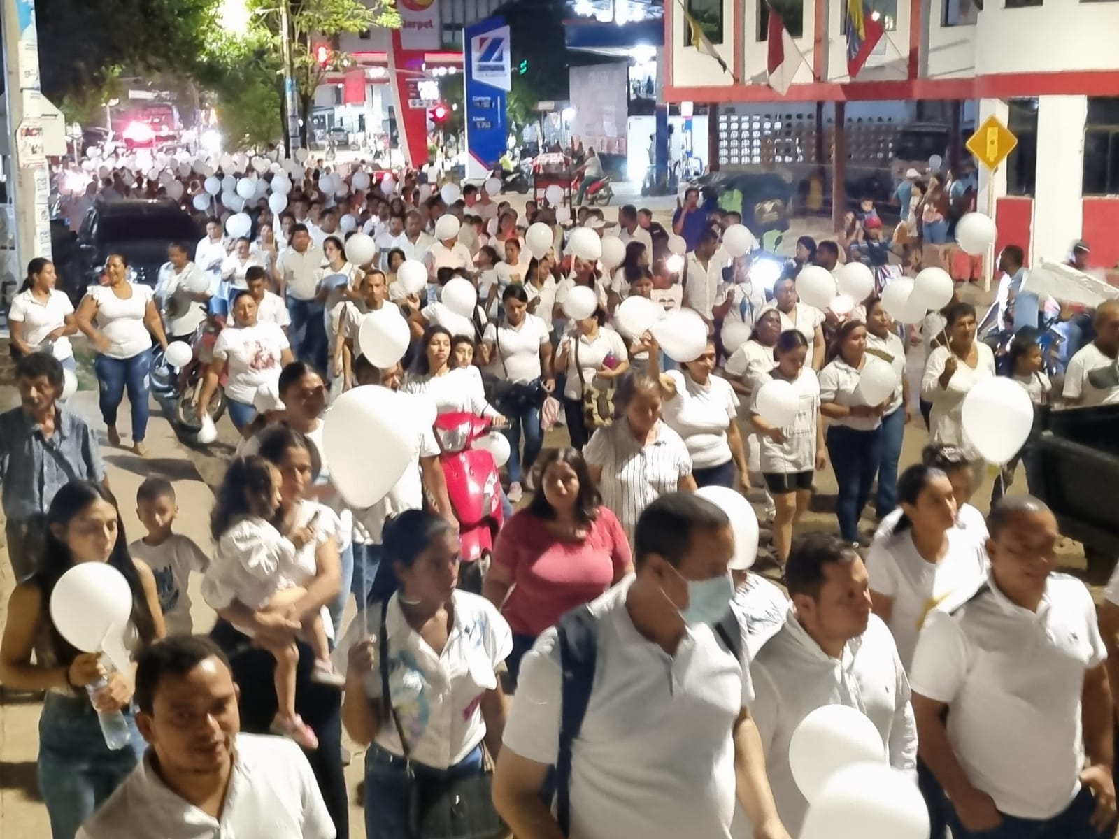 Caminata por la liberación de Juan Carlos Bayter/ Brayan García