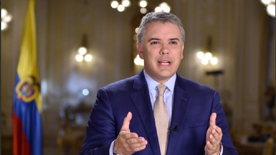Iván Duque, presidente de Colombia . Foto: @IvanDuque Twitter